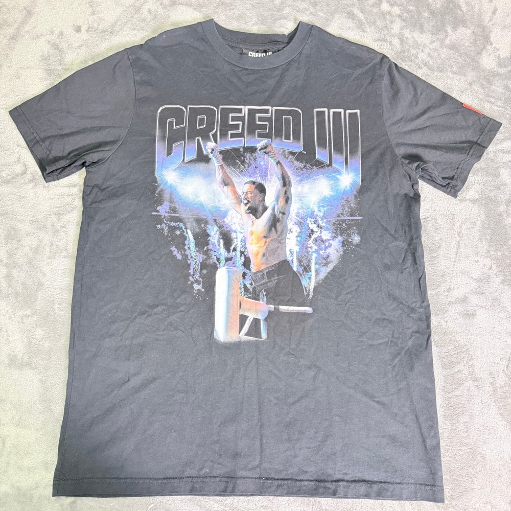 Shoe Palace x Creed III Adonis Creed Graphic T-Shirt Mens XL Black Boxing Tee